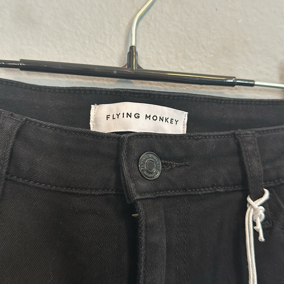 NWT JET BLACK HIGH RISE CROP STRAIGHT - Picture 3 of 8